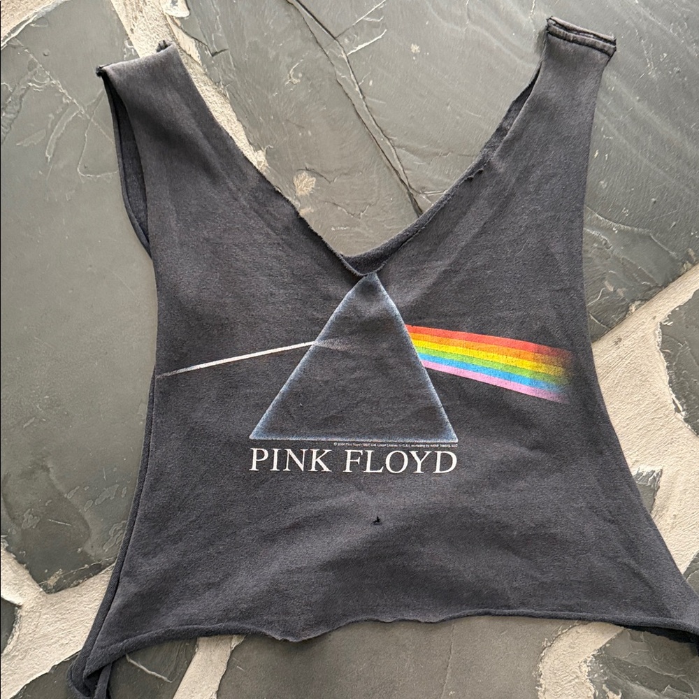 Pink Floyd Black Prism Rainbow Tank Top